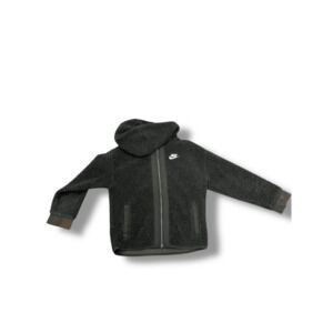 Nike Womens Fleece Full Zip Black Jacket Size Small